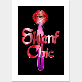 Skanf Chic - No Spin Throwing Knife Kiss Posters and Art